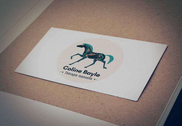 Logo Coline Bayle, thérapies manuelles équine