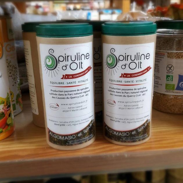 étiquette Spiruline d'Olt