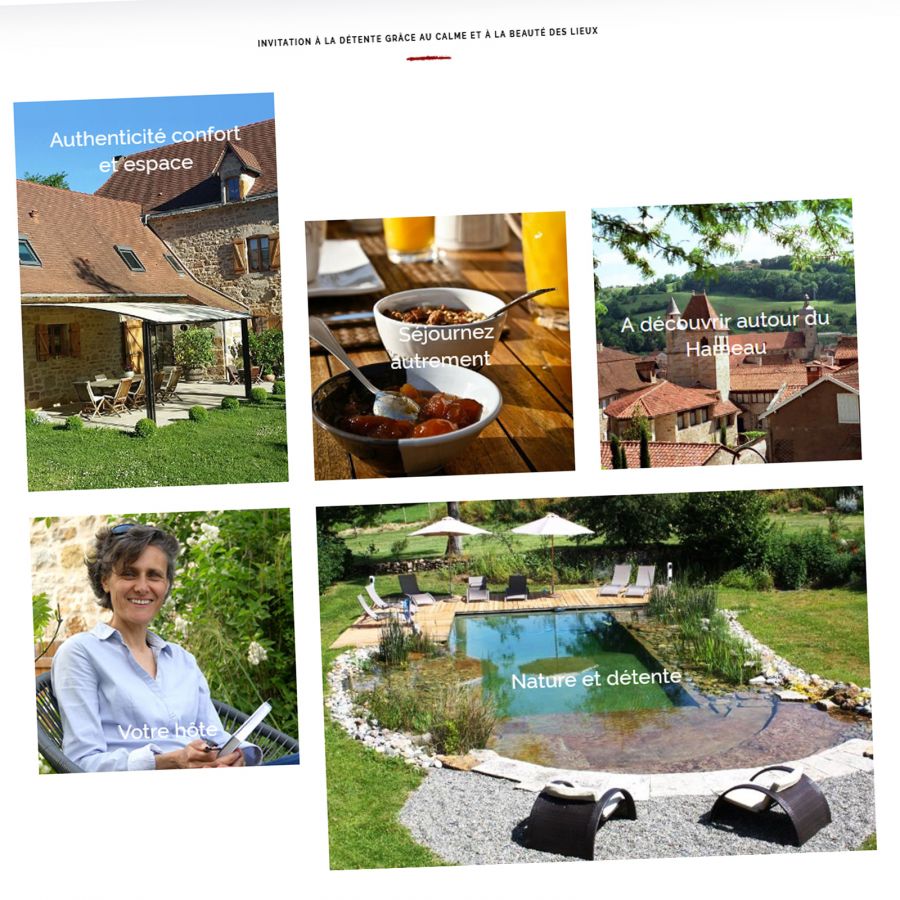 site web Hameau du Quercy