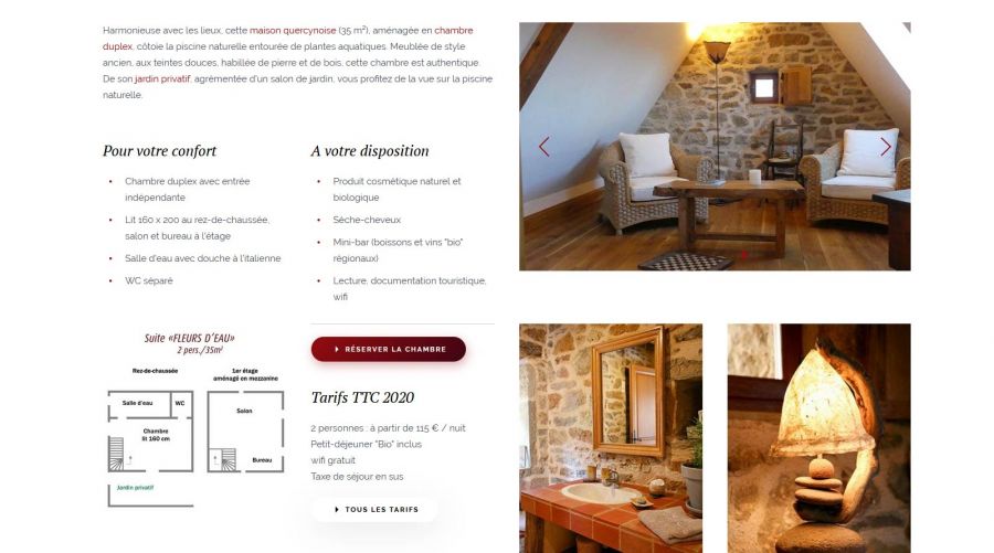 site web Hameau du Quercy