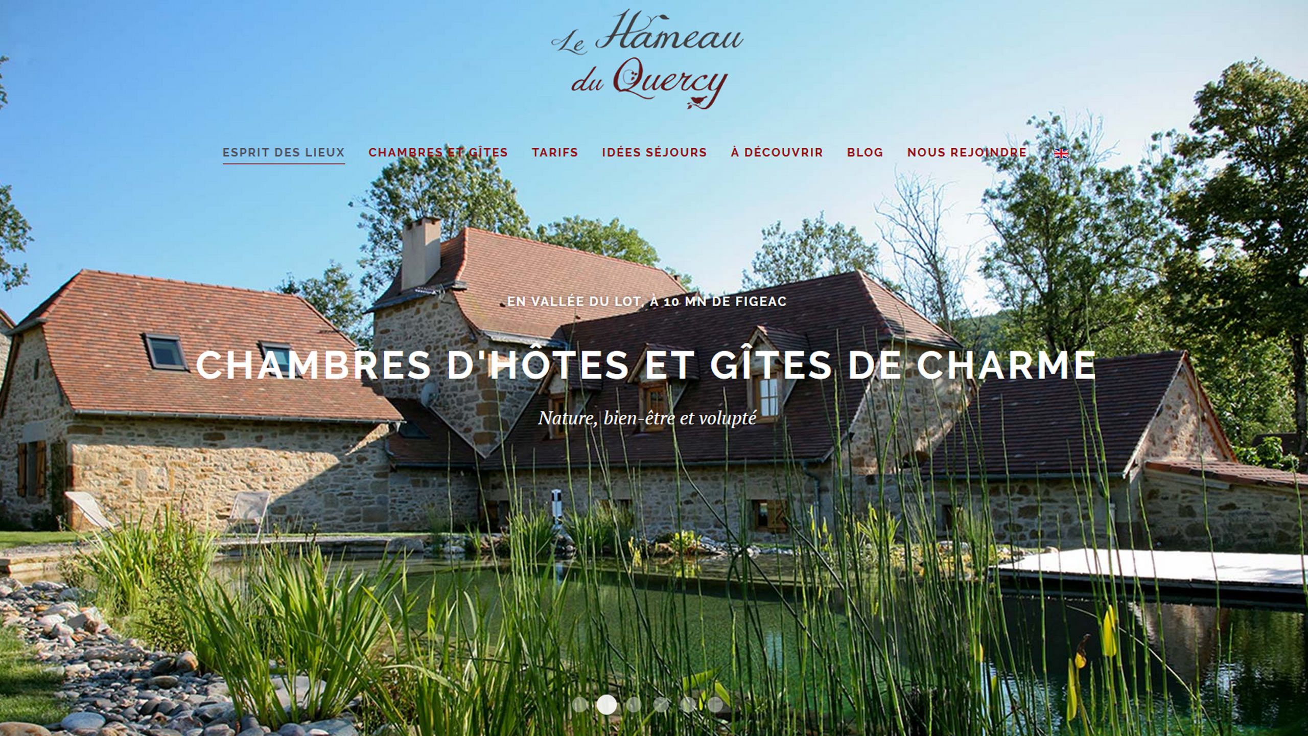 site internet Hameau du Quercy