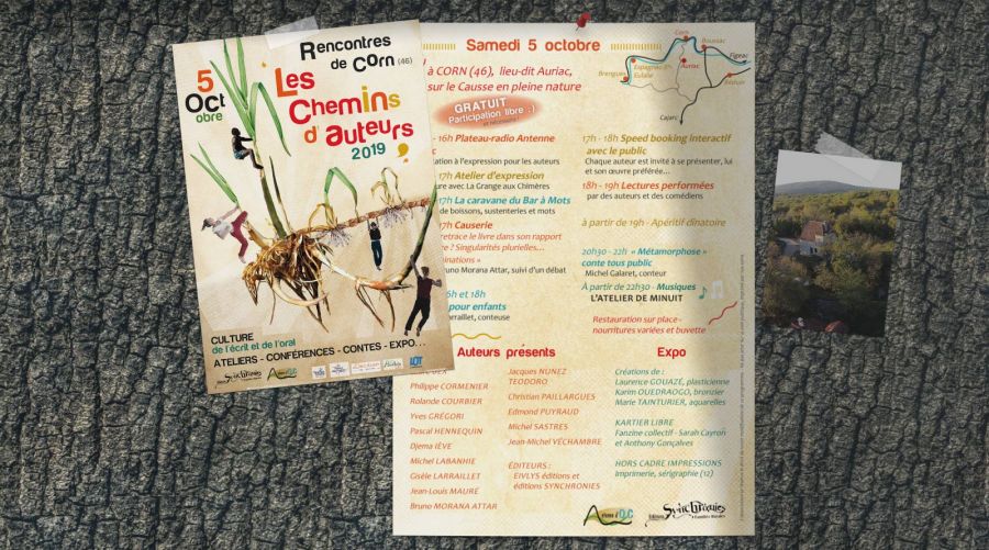 Programme Les Chemins d'auteurs 2019