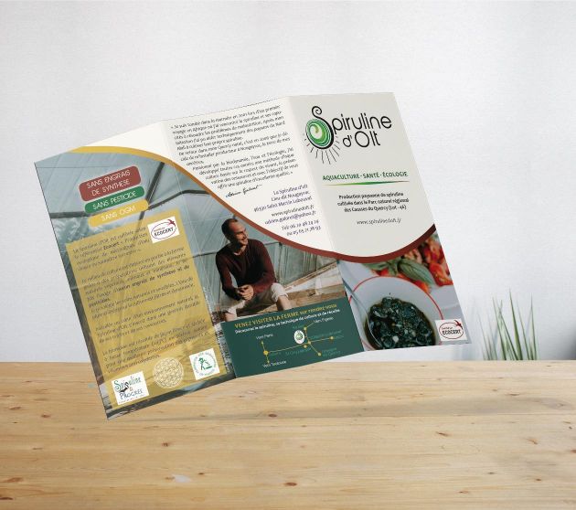 Brochure Spiruline d'Olt