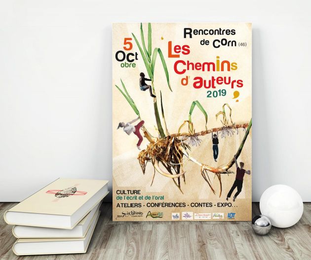 Affiche Les chemins d'auteurs 2019