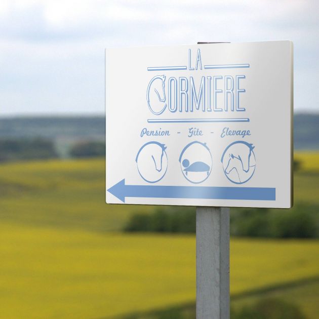 Signalétique enseigne La Cormière